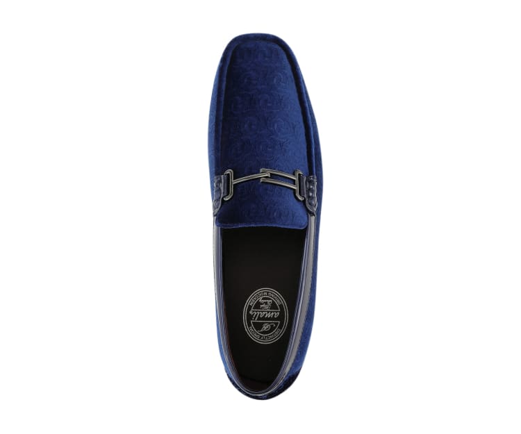 Roberto Slip-On Moccasin Loafer - Navy