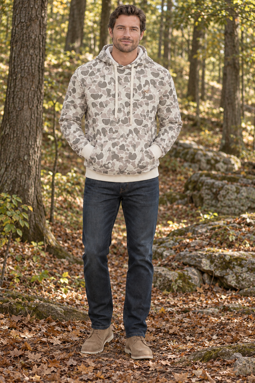 Fieldstone Marsh Quilted Hoodie (974)