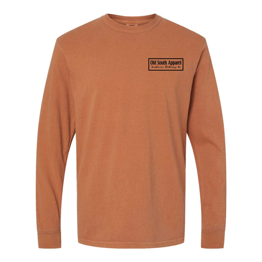 Old South Apparel Bass Boat Long Sleeve T-Shirt - Yam