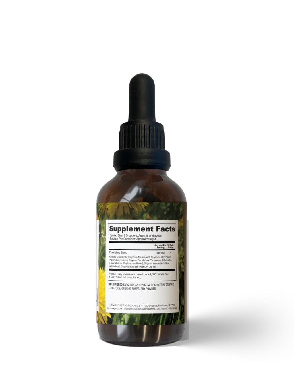 Liver Support Tincture | 2 oz | Rowe Casa Organics