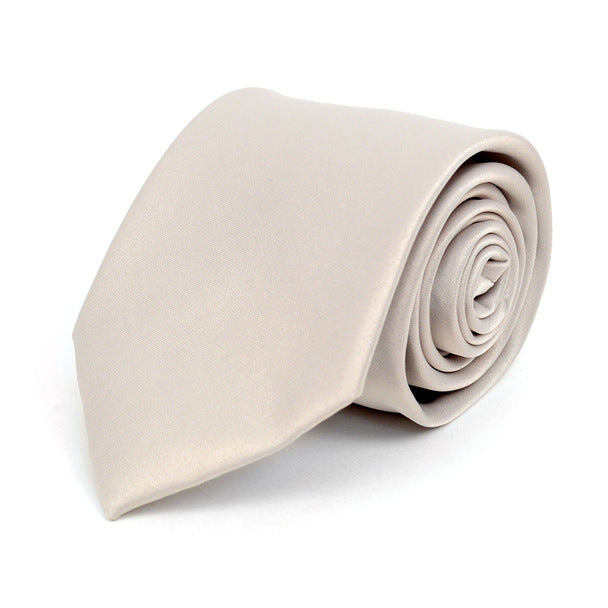 Solid Satin Tie (Multiple Colors)