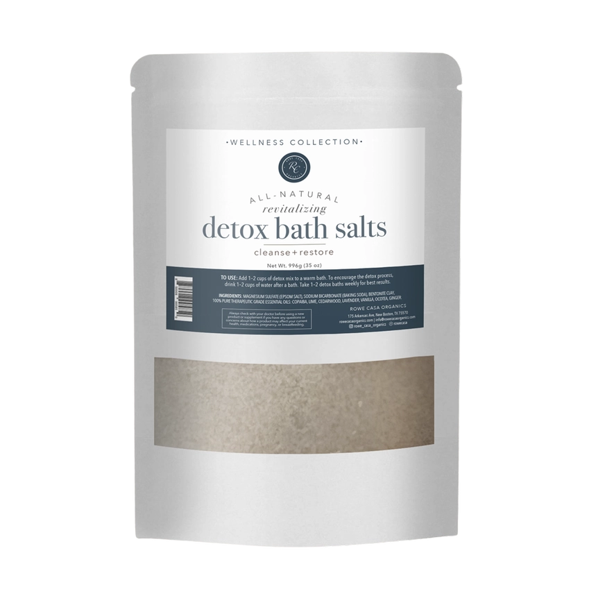 Detox Bath Salts | 35 oz | Rowe Casa Organics