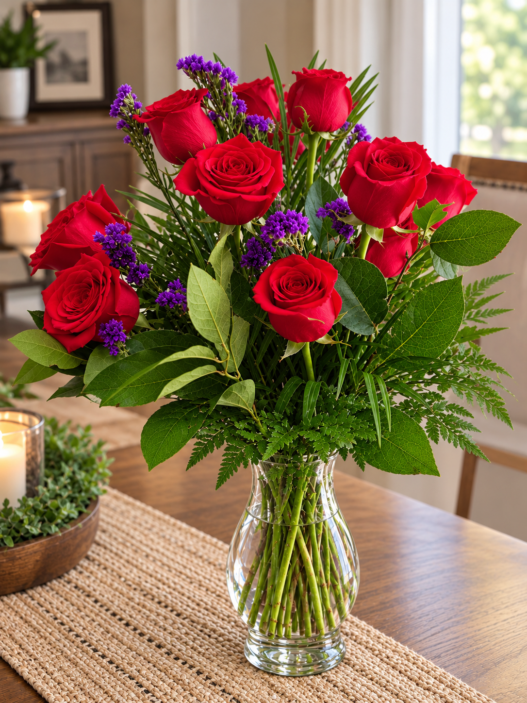 Dozen Red Rose Bouquet
