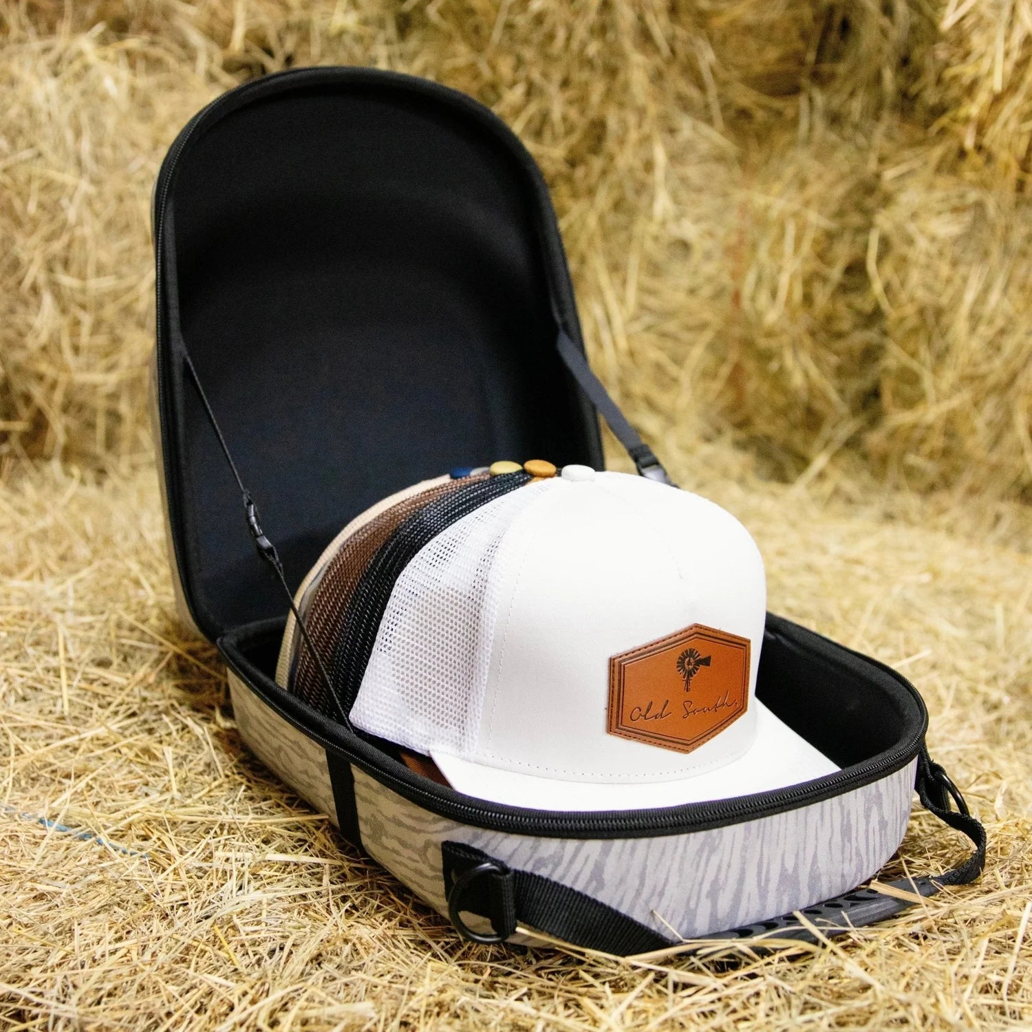Old South 6 Hat Travel Case - Artic Camo
