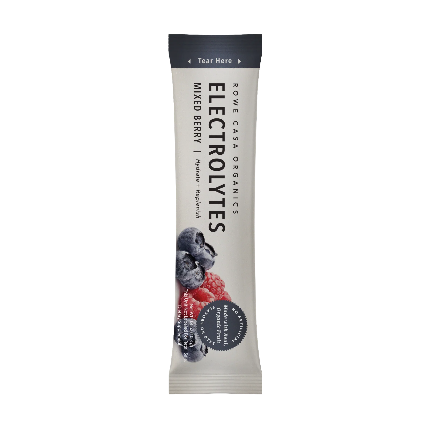 Mixed Berry Electrolytes Serving | Individual Stick | Rowe Casa Organics