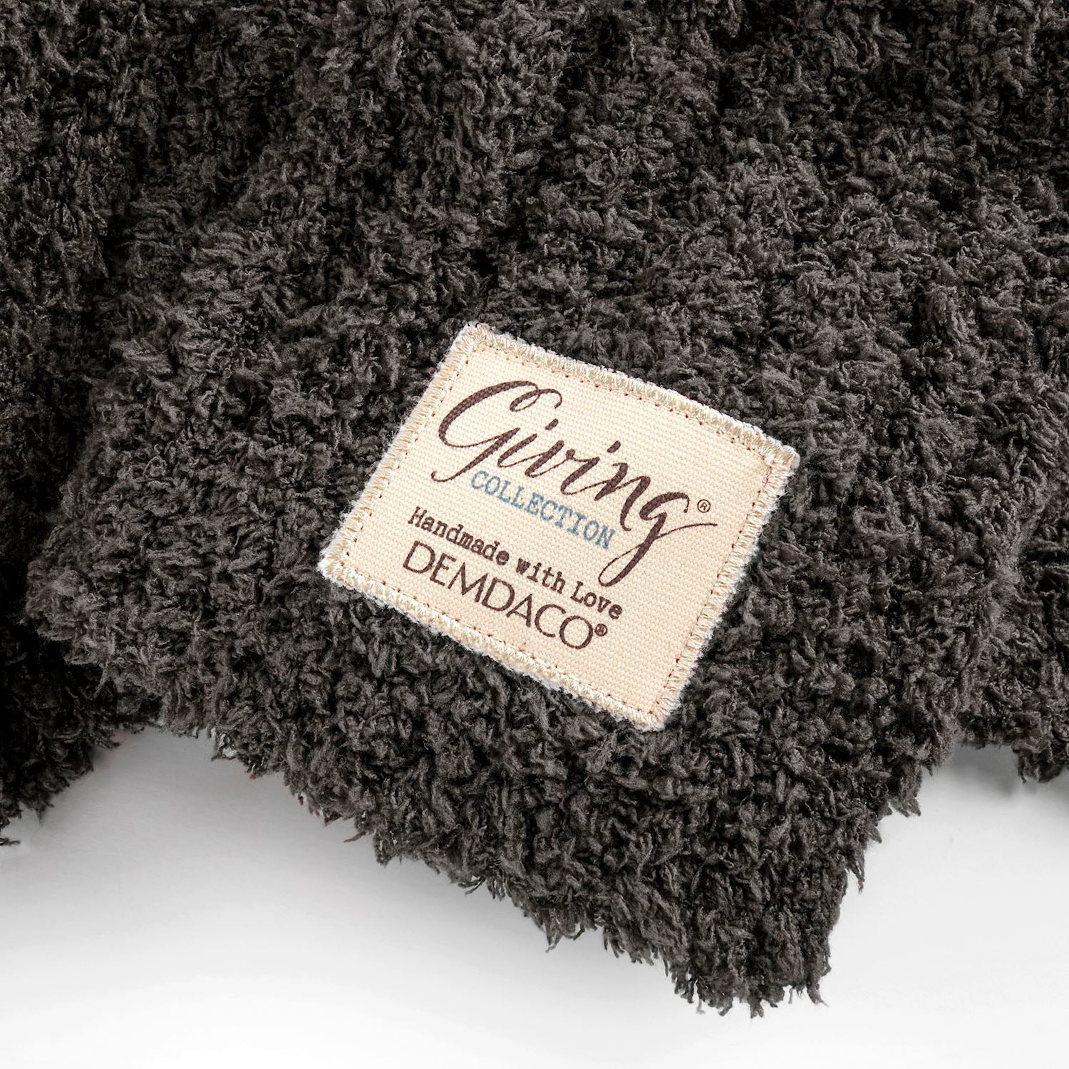 Gray Ribbed Giving Blanket (52x62in)