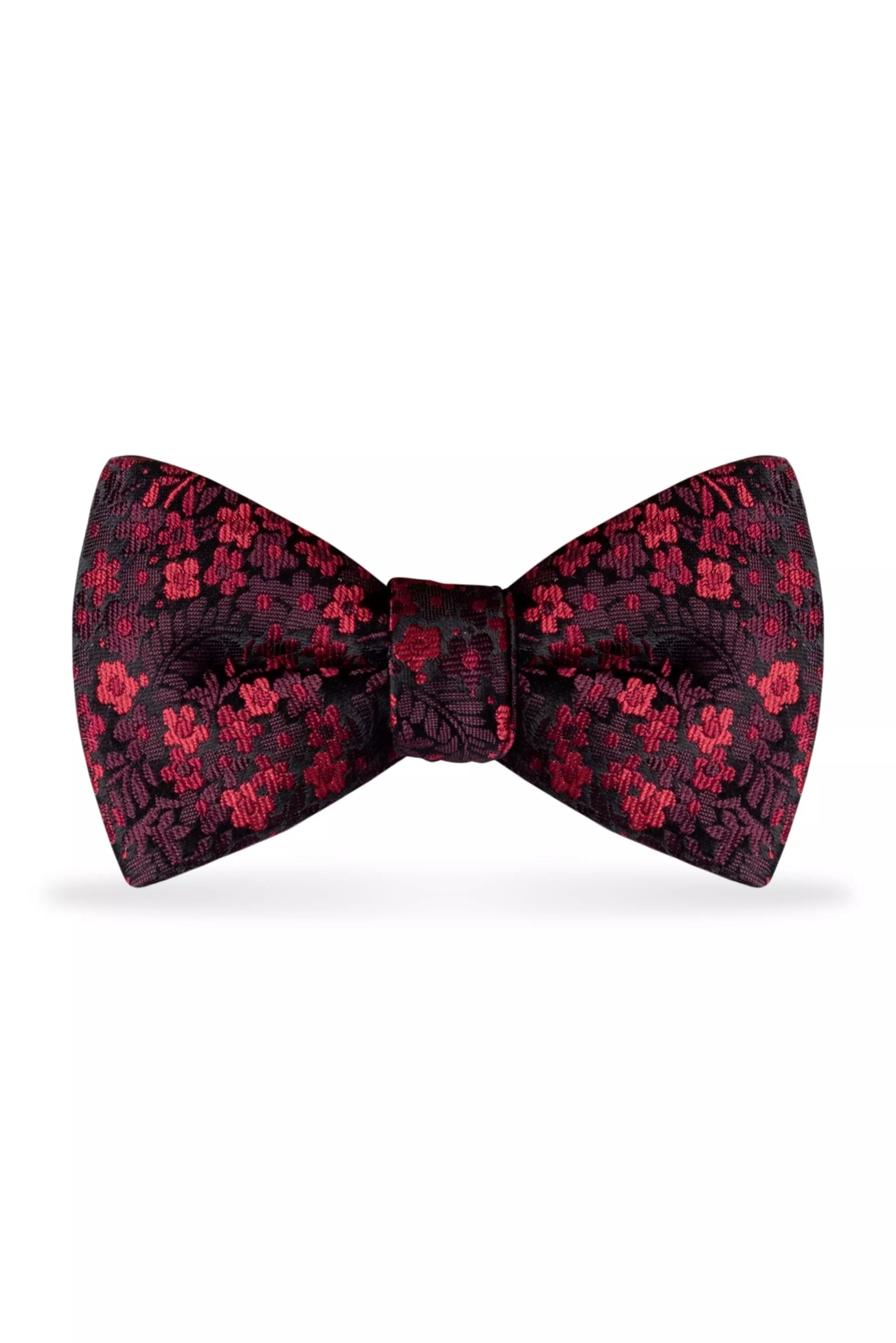 Michael Kors Apple Red Floral Bow Tie