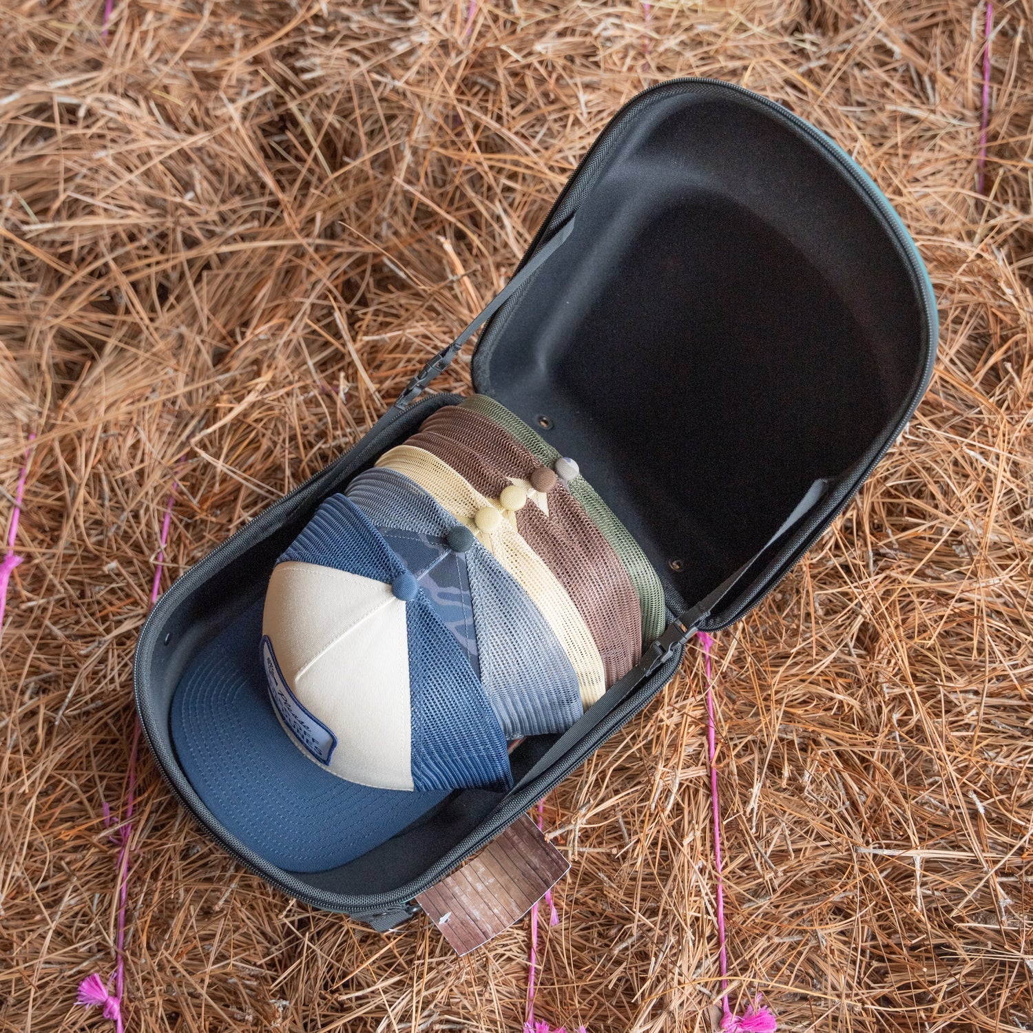 Old South 6 Hat Travel Case - Thicket Camo