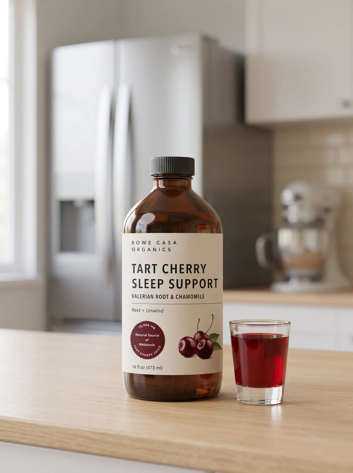 Tart Cherry Sleep Support | 16 oz | Rowe Casa Organics