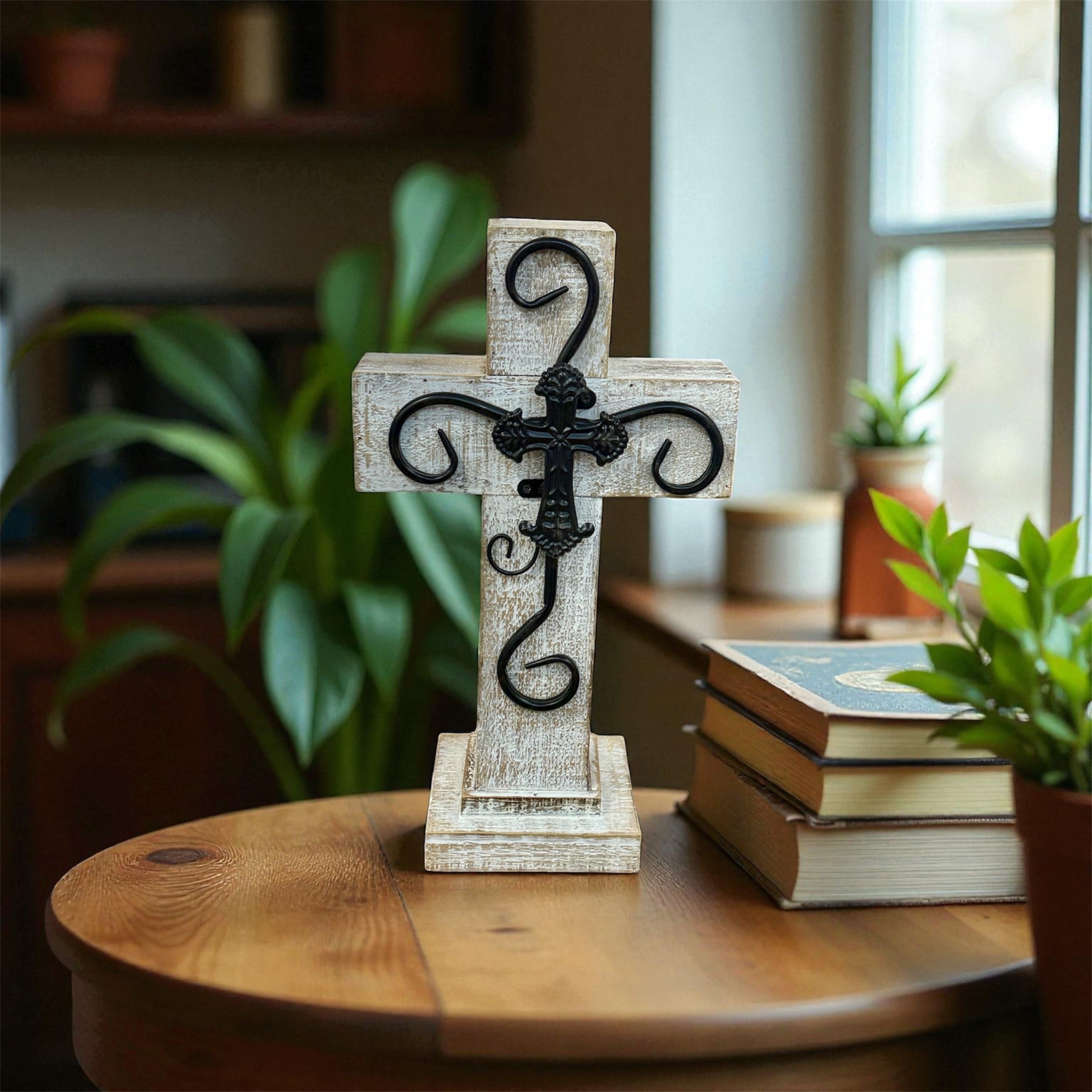 Wooden Ornate Cross