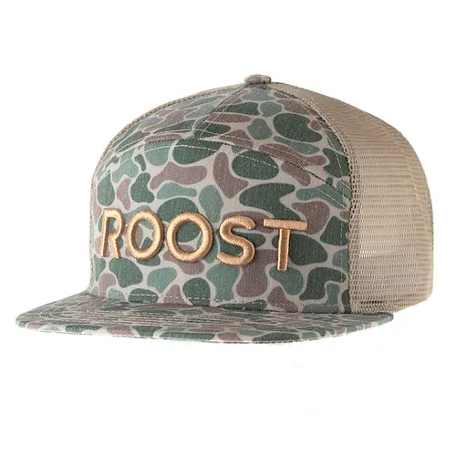 Roost 7 Panel Hi-Profile Camo Hat