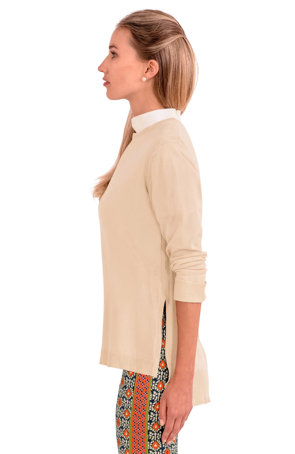 Gretchen Scott Sneek A Peek Knit Sweater