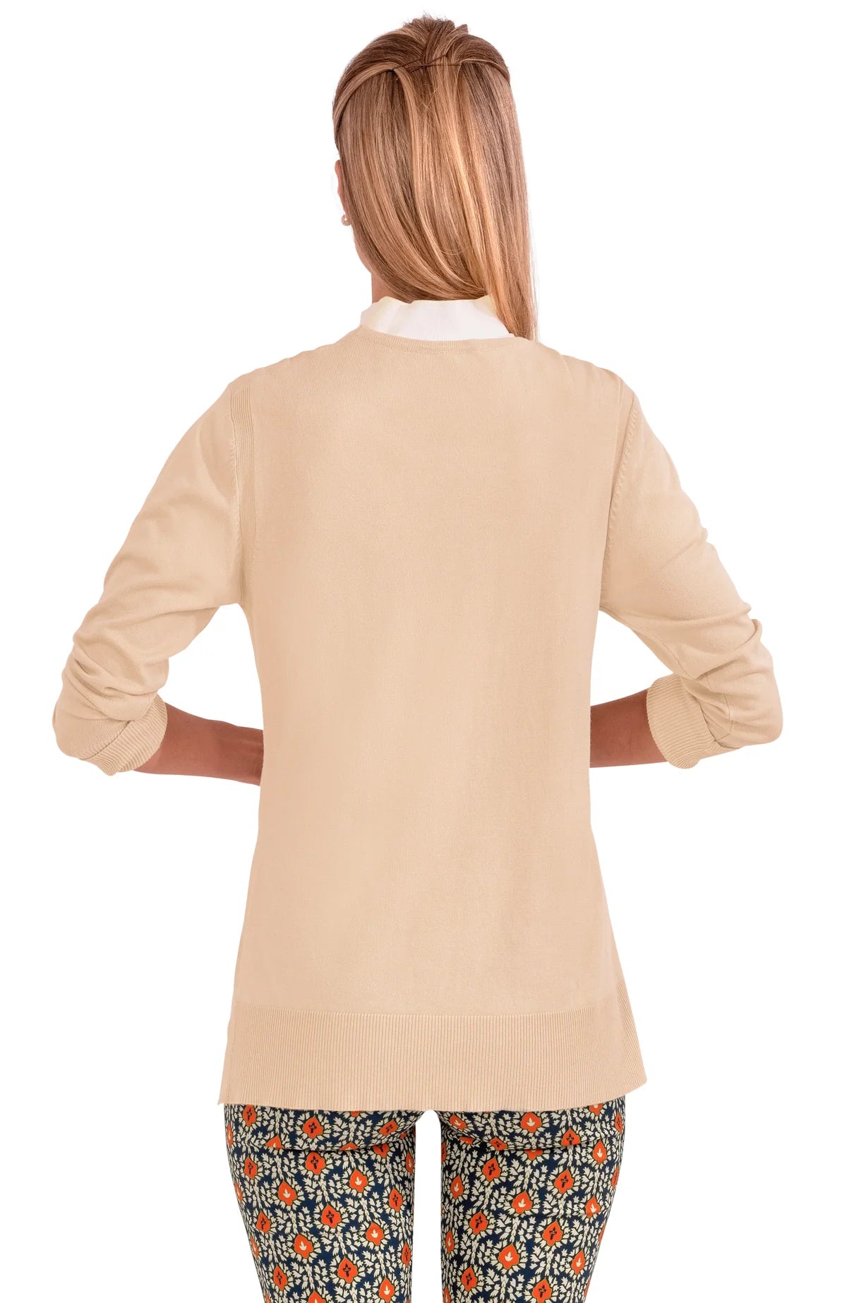 Gretchen Scott Sneek A Peek Knit Sweater