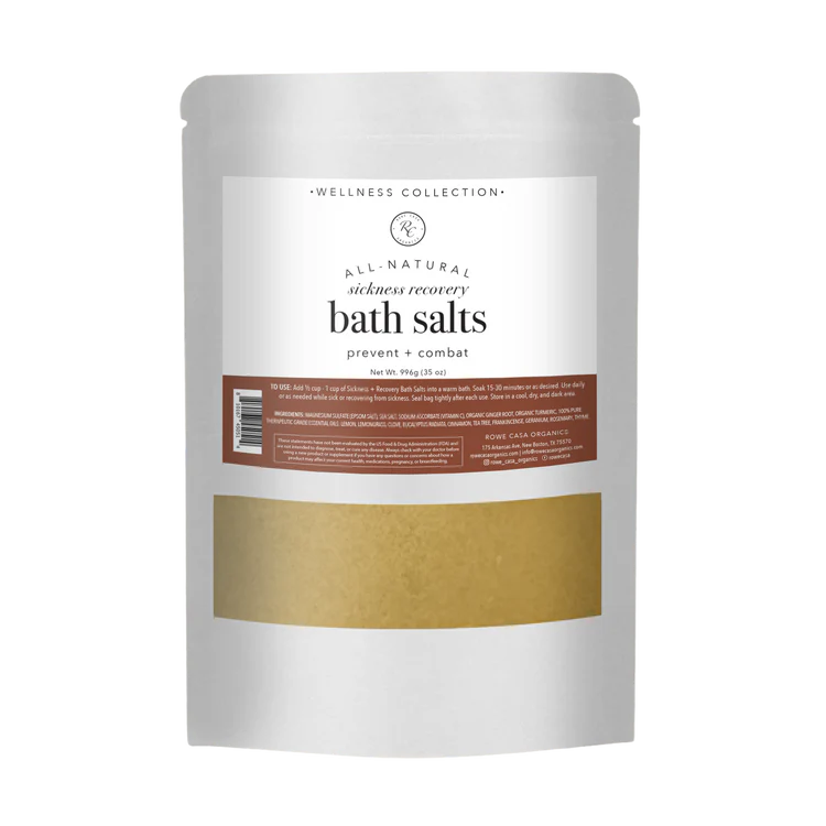 Sickness Recovery Bath Salts l 35 oz l Rowe Casa Organics