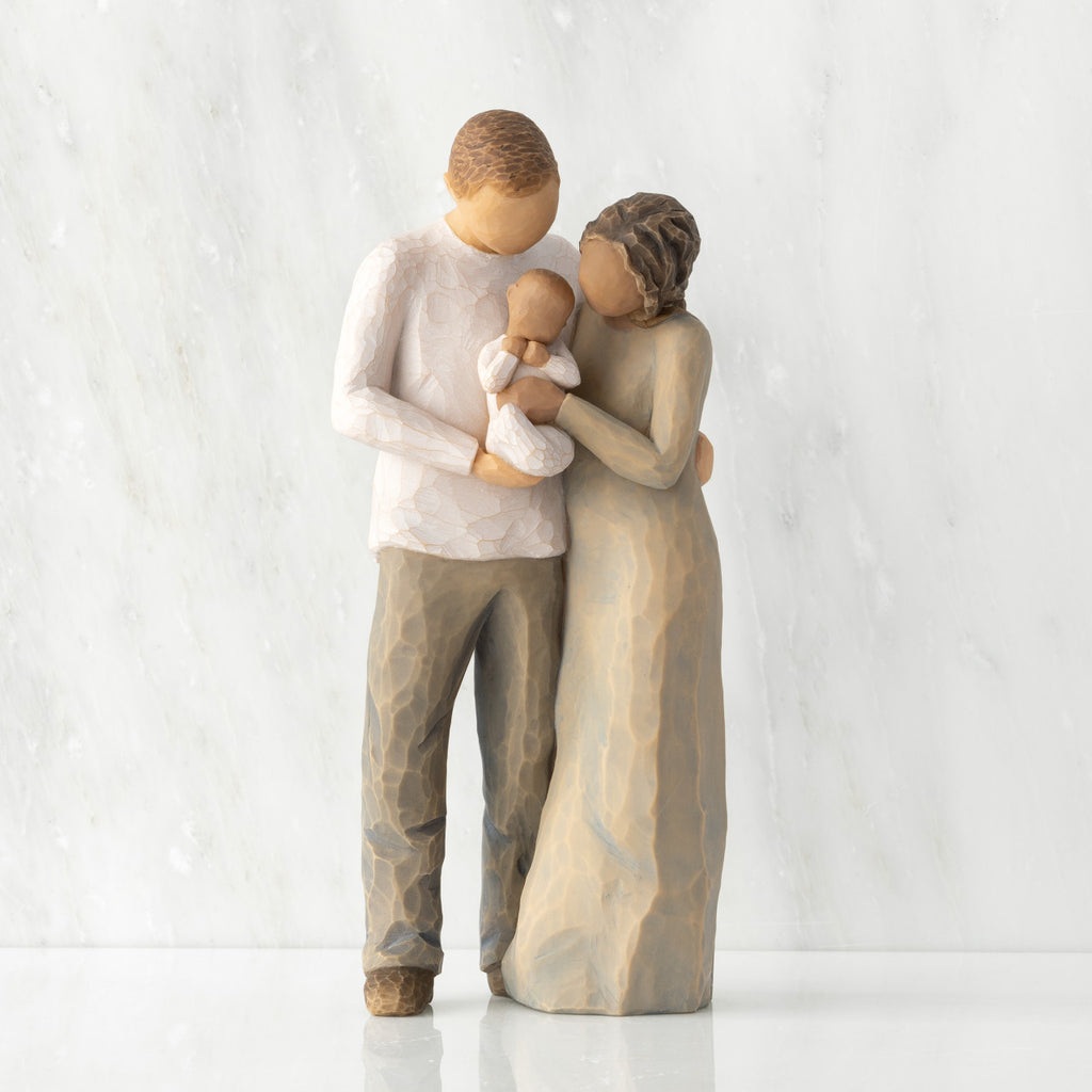 Willow Tree® We Are Three New Family Baby Figurine