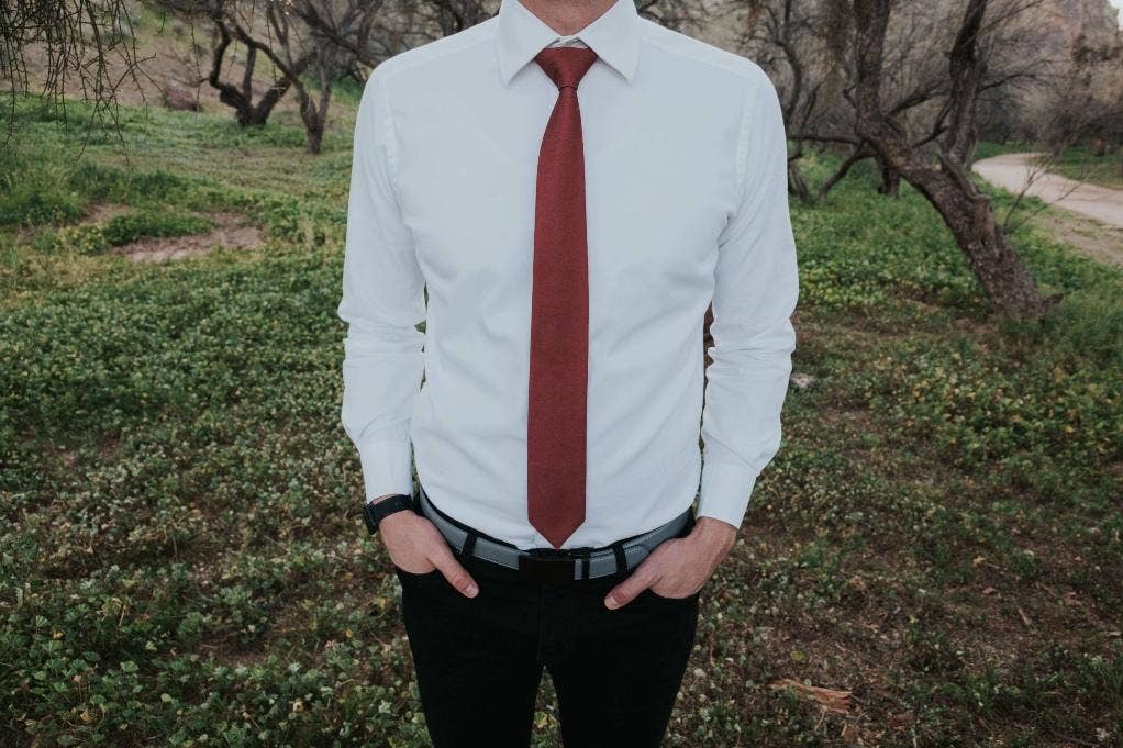 Anchorman - Burgundy Tie