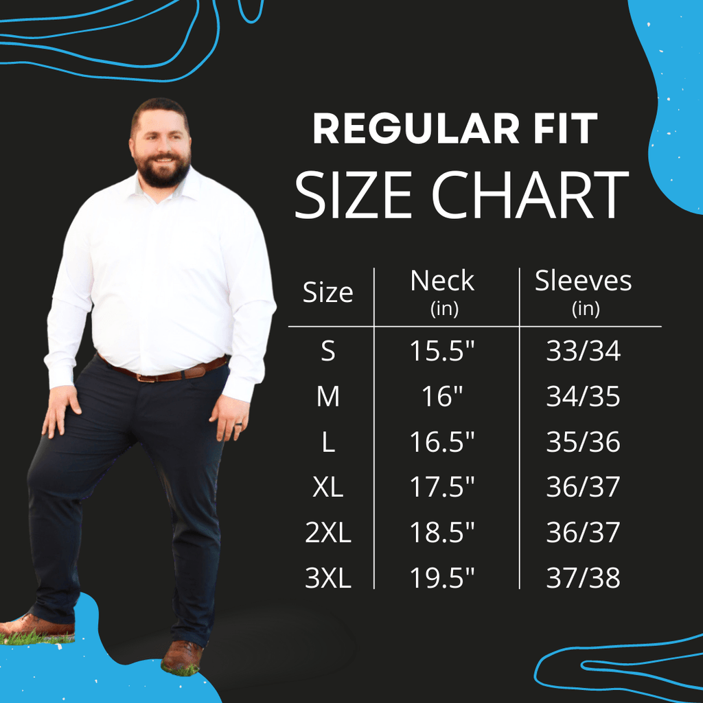 Hustle Performance Dress Shirt - Black Long Sleeve