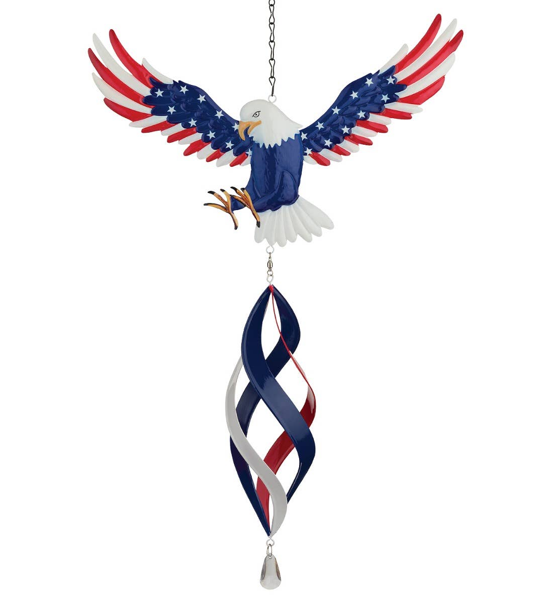 Americana Hanging Wind Spinner - Eagle