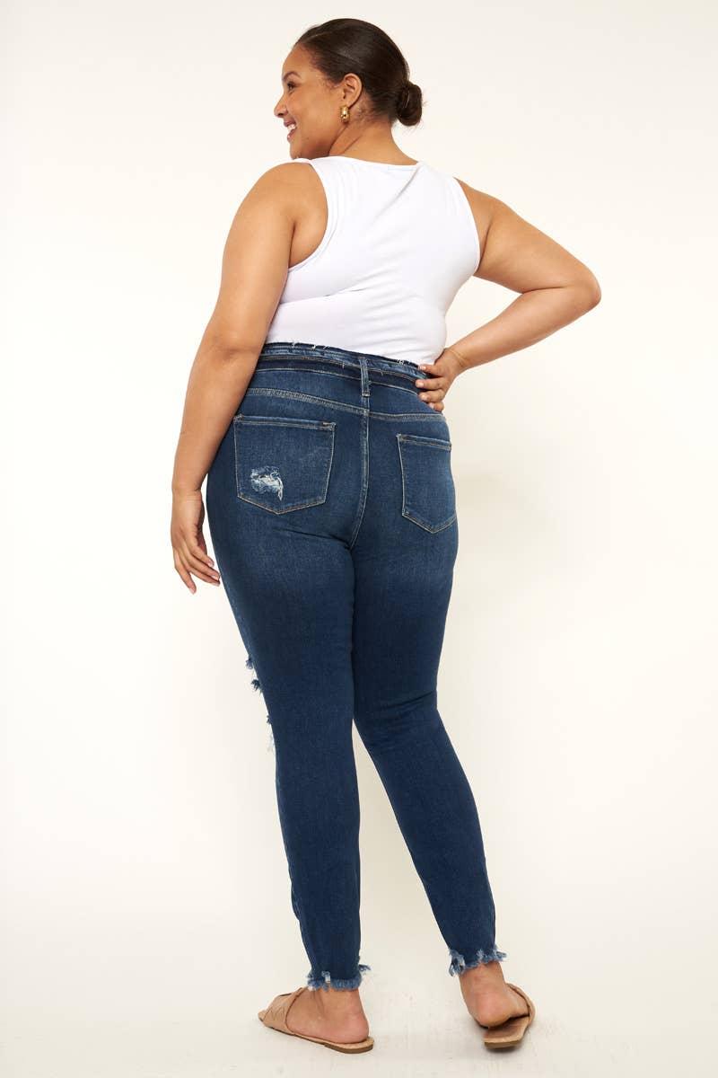 Kan Can USA High Rise Plus Skinny Jean-FINAL SALE 50% OFF