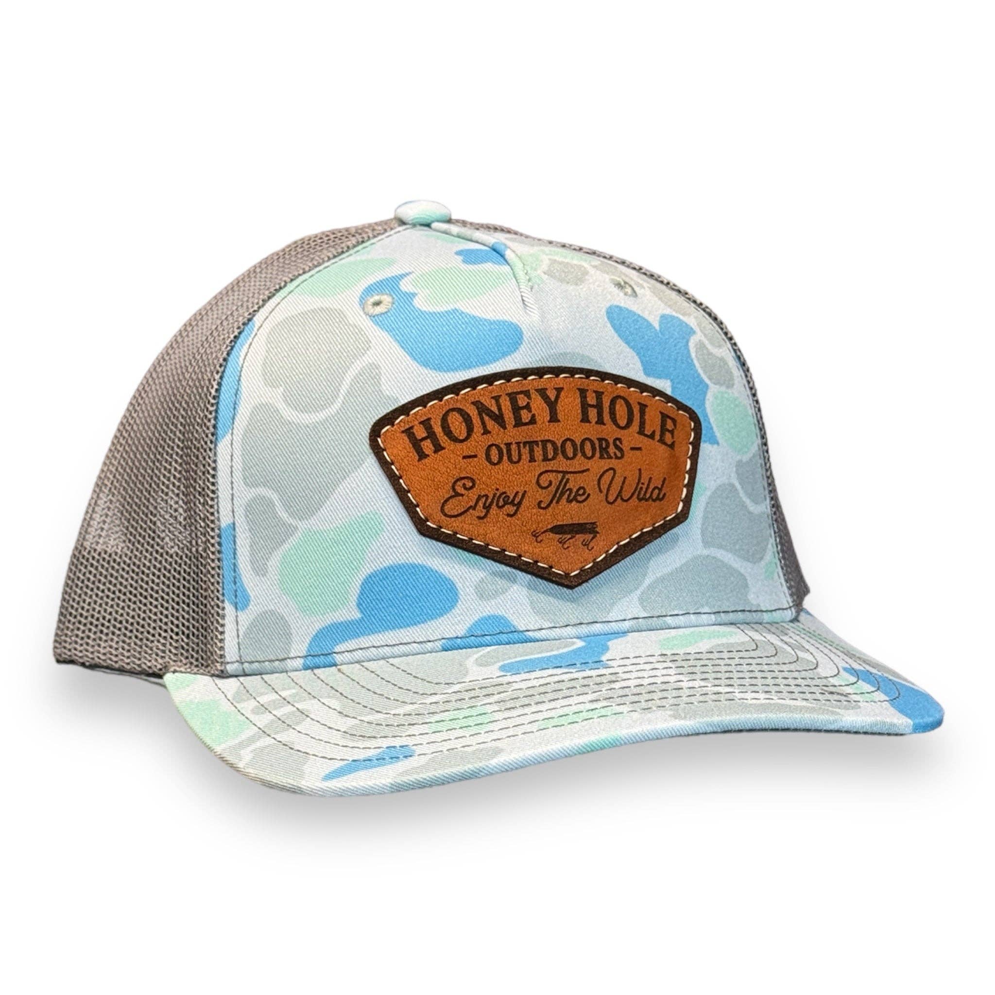 Honey Hole Snapback - Leather Wild Hat