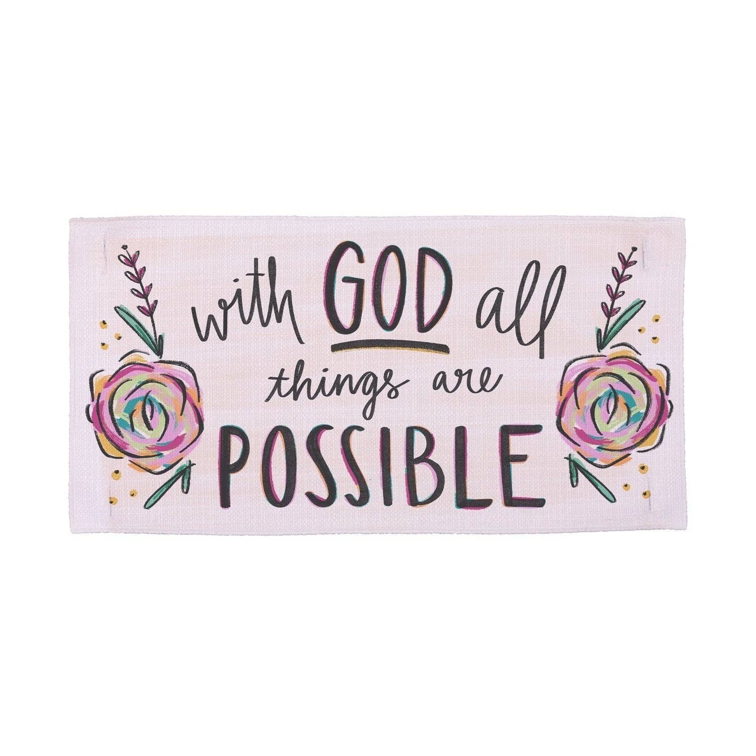 With God All Things Pillow Swap