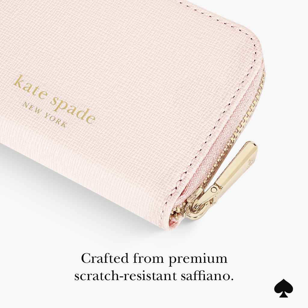 Kate Spade New York Chalk Pink Devin Zip MagSafe Wallet