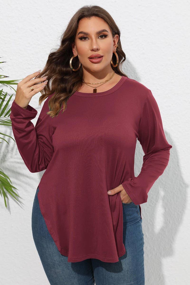 Women Plus Suze Side Sit Shirt