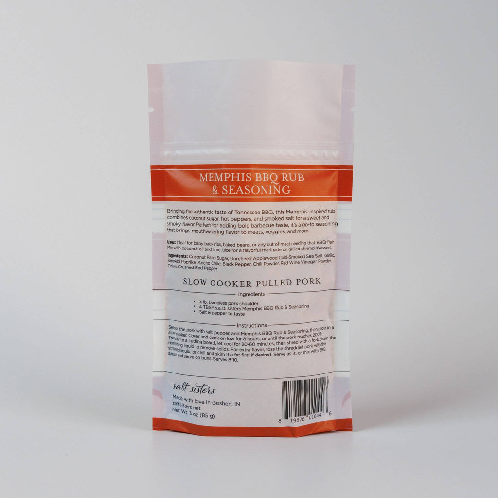 Rub & Seasoning Mix - Memphis BBQ - 3 oz