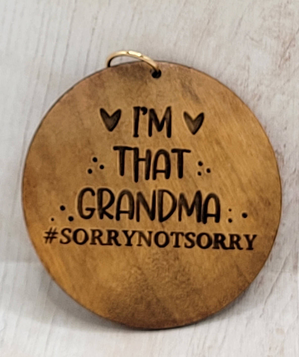 Wristlet Disc "I'm That Grandma"