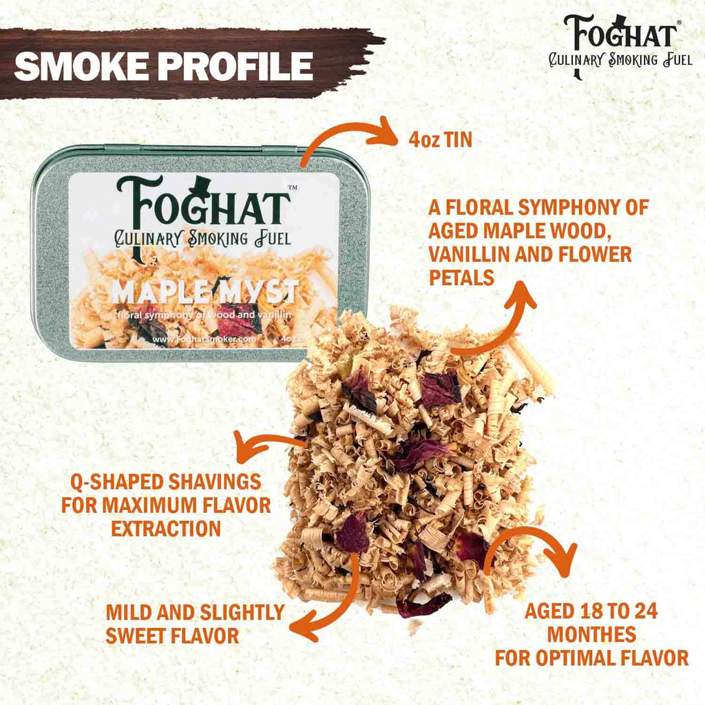 Maple Myst - Foghat Culinary Smoking Fuel