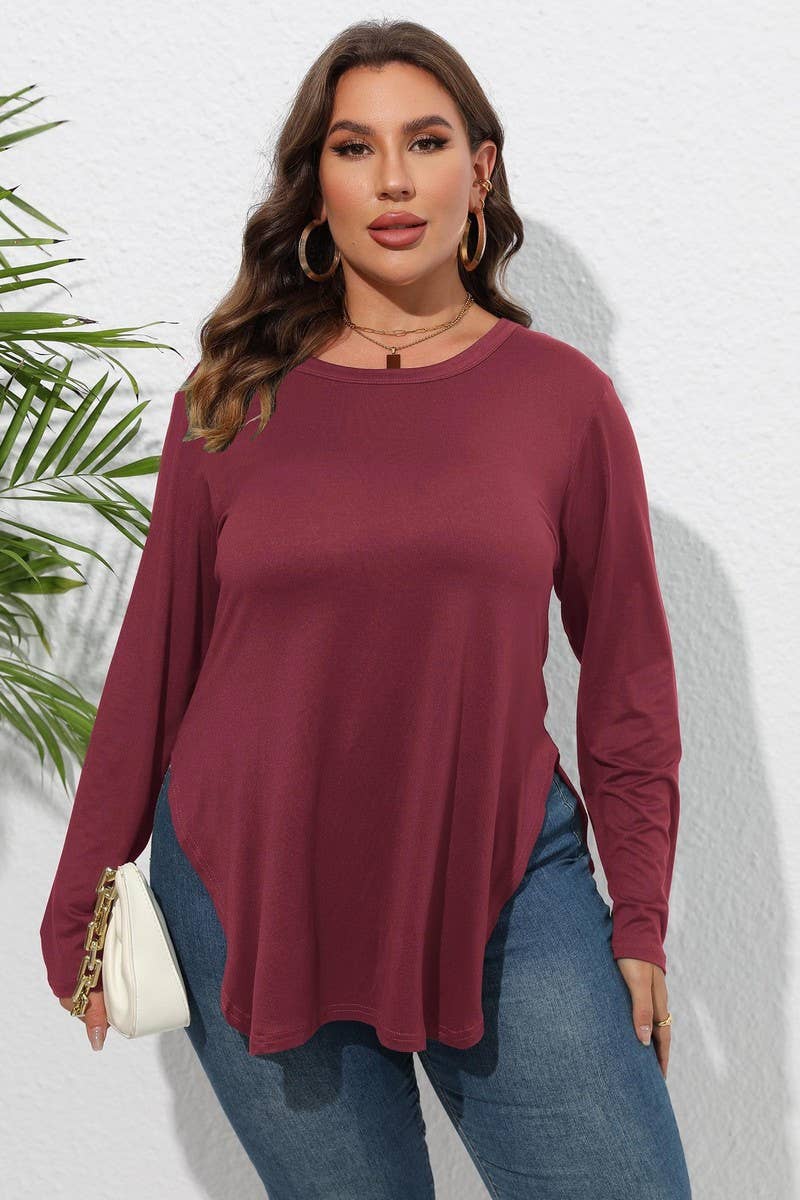 Women Plus Suze Side Sit Shirt
