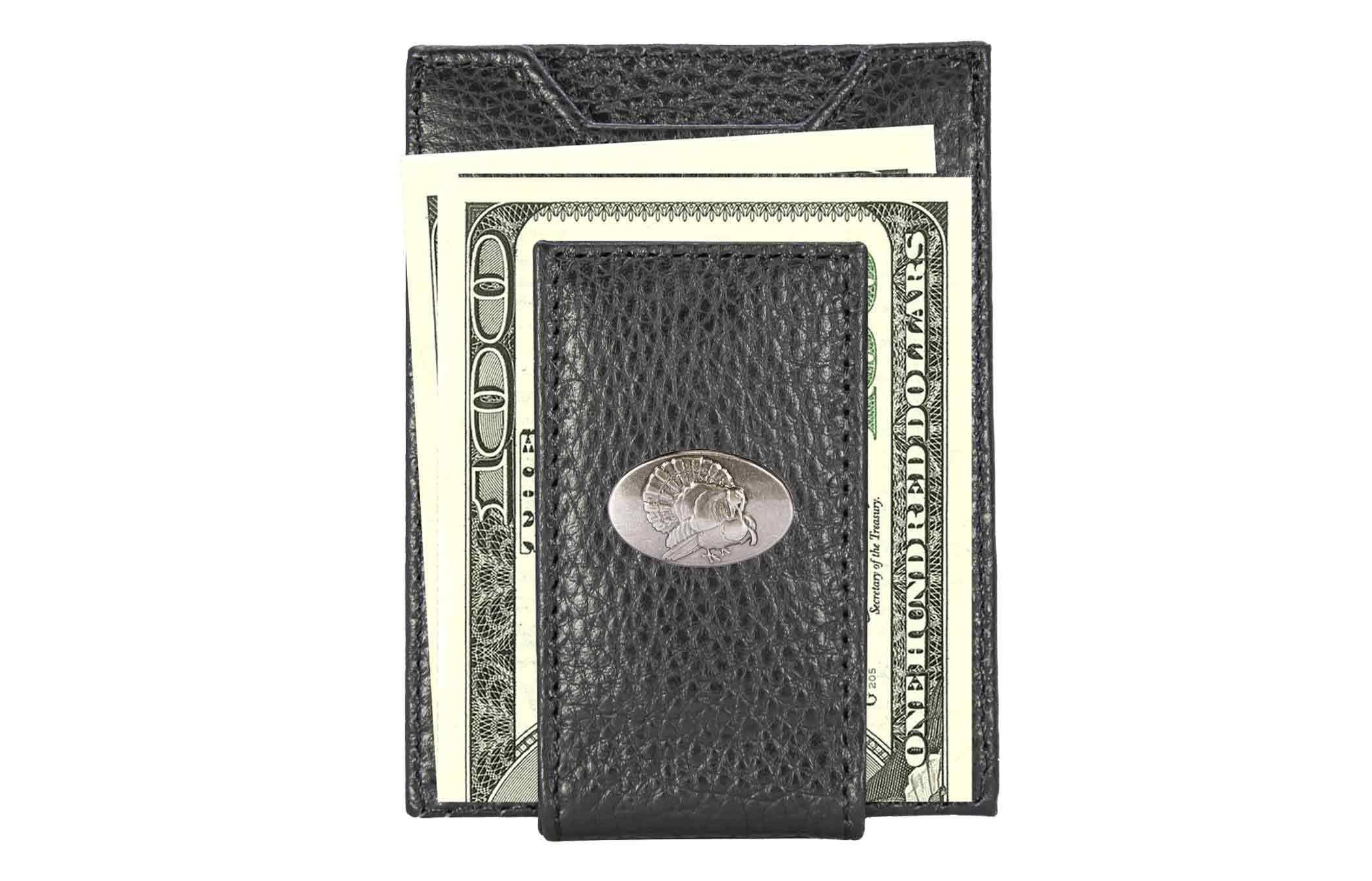 Turkey Magnetic Leather Slim Wallet