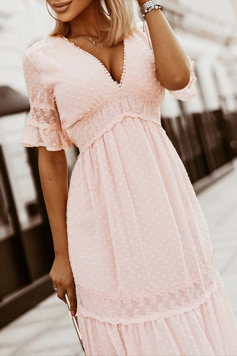 Swiss Dot Maxi Dress