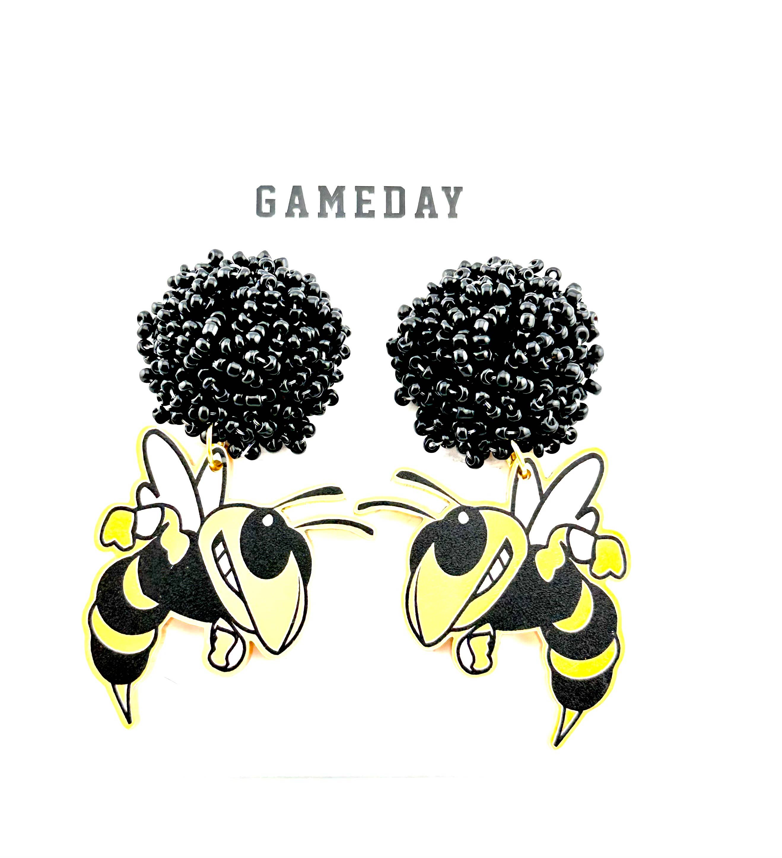 Yellow Jackets Earrings