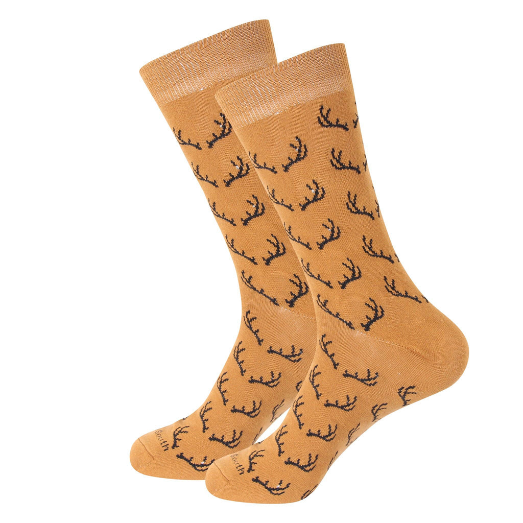 Barrel Down South Rack 'Em Hunting Deer Antler Socks