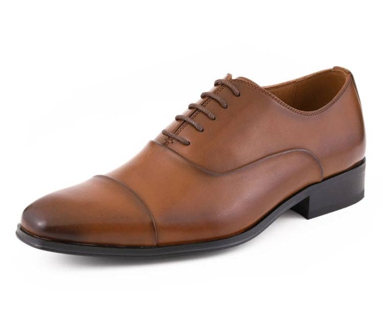 Zyon Cognac Dress Shoe - Brown