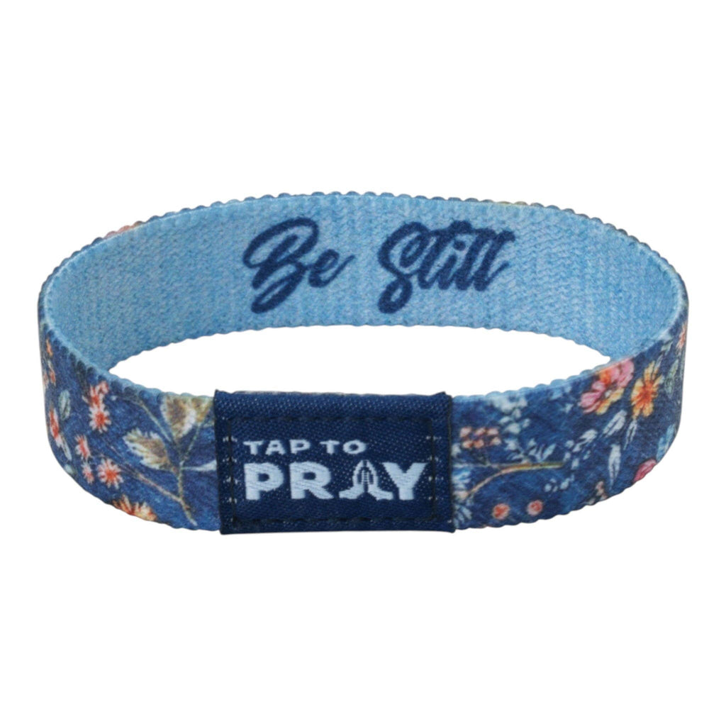Tap To Pray® Wristband – Wildflower - Be Still