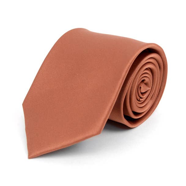 Solid Satin Tie (Multiple Colors)