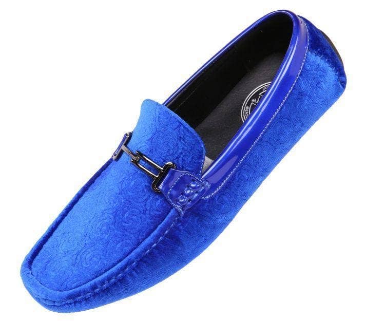 Roberto Slip-On Moccasin Loafer - Royal Blue