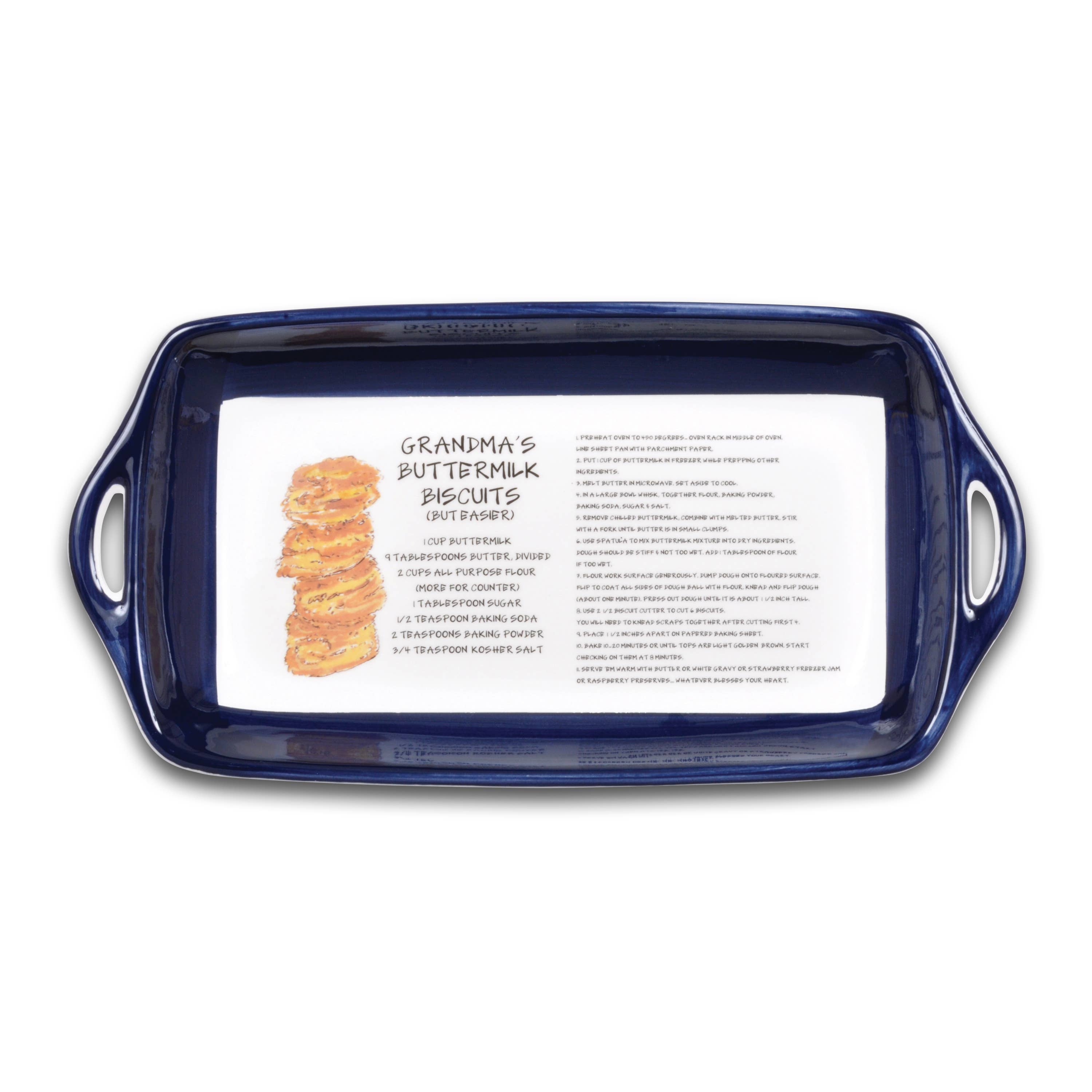 Biscuit Recipe Platter by Magnolia Lane