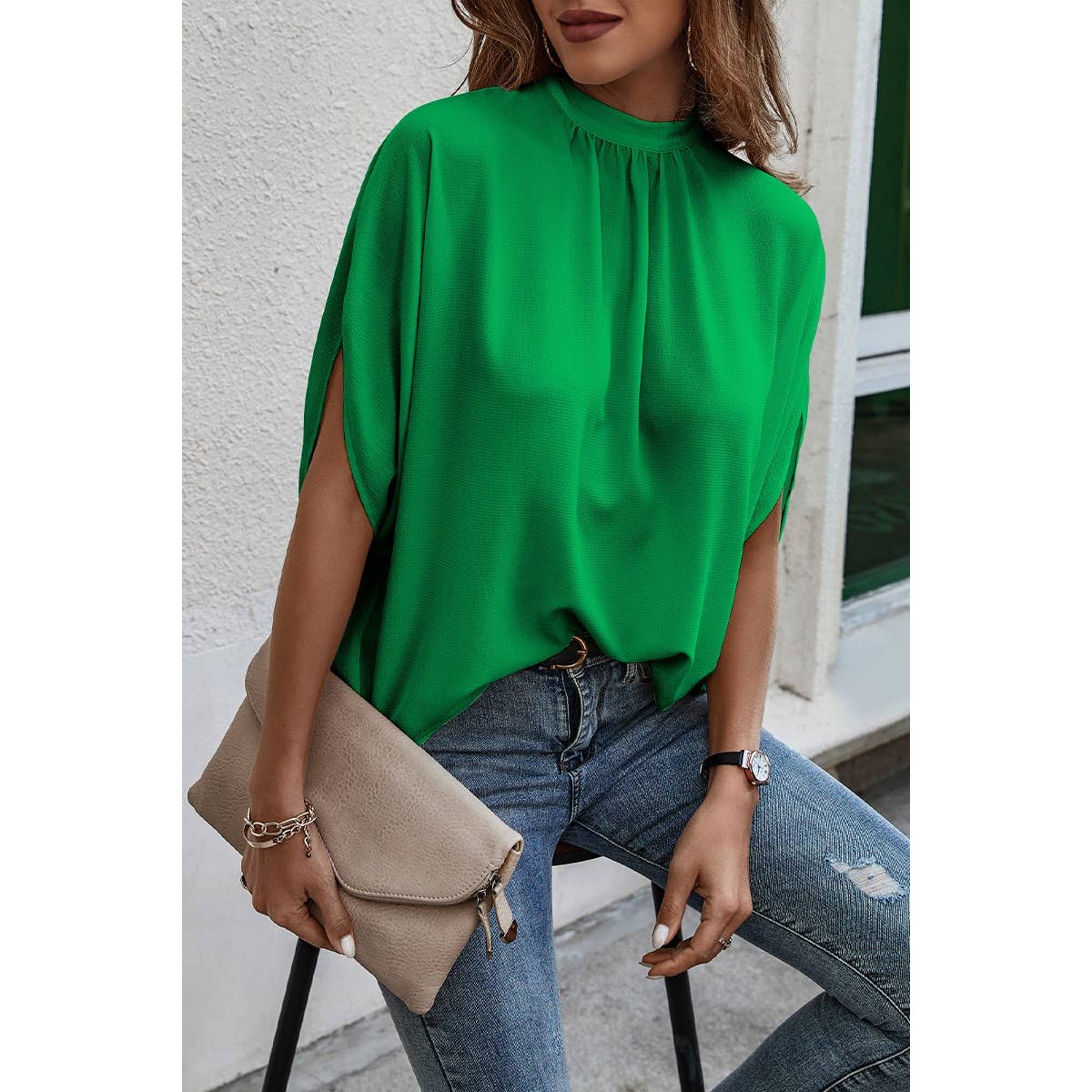 Ava Cape Sleeve Loose Top