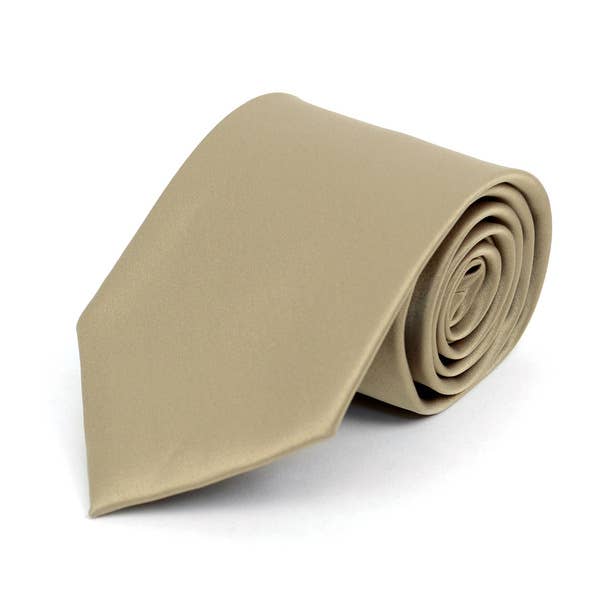 Solid Satin Tie (Multiple Colors)