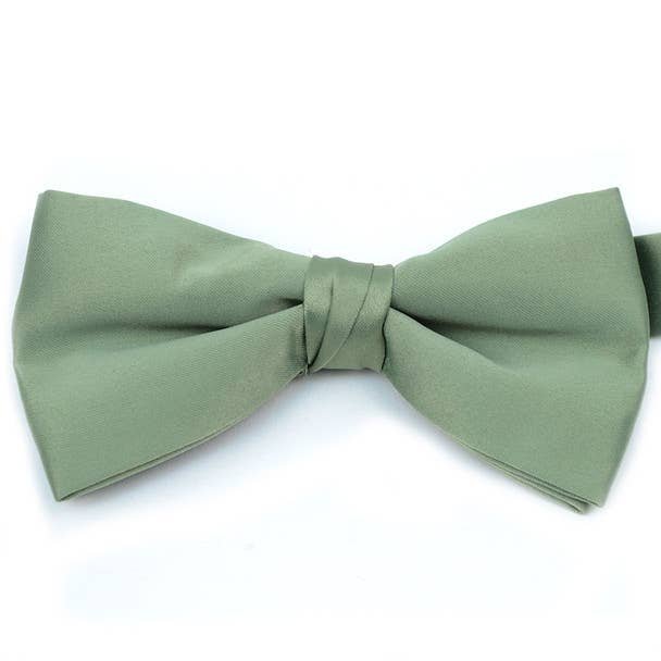 Men's 2.5" Satin Banded Bow Ties