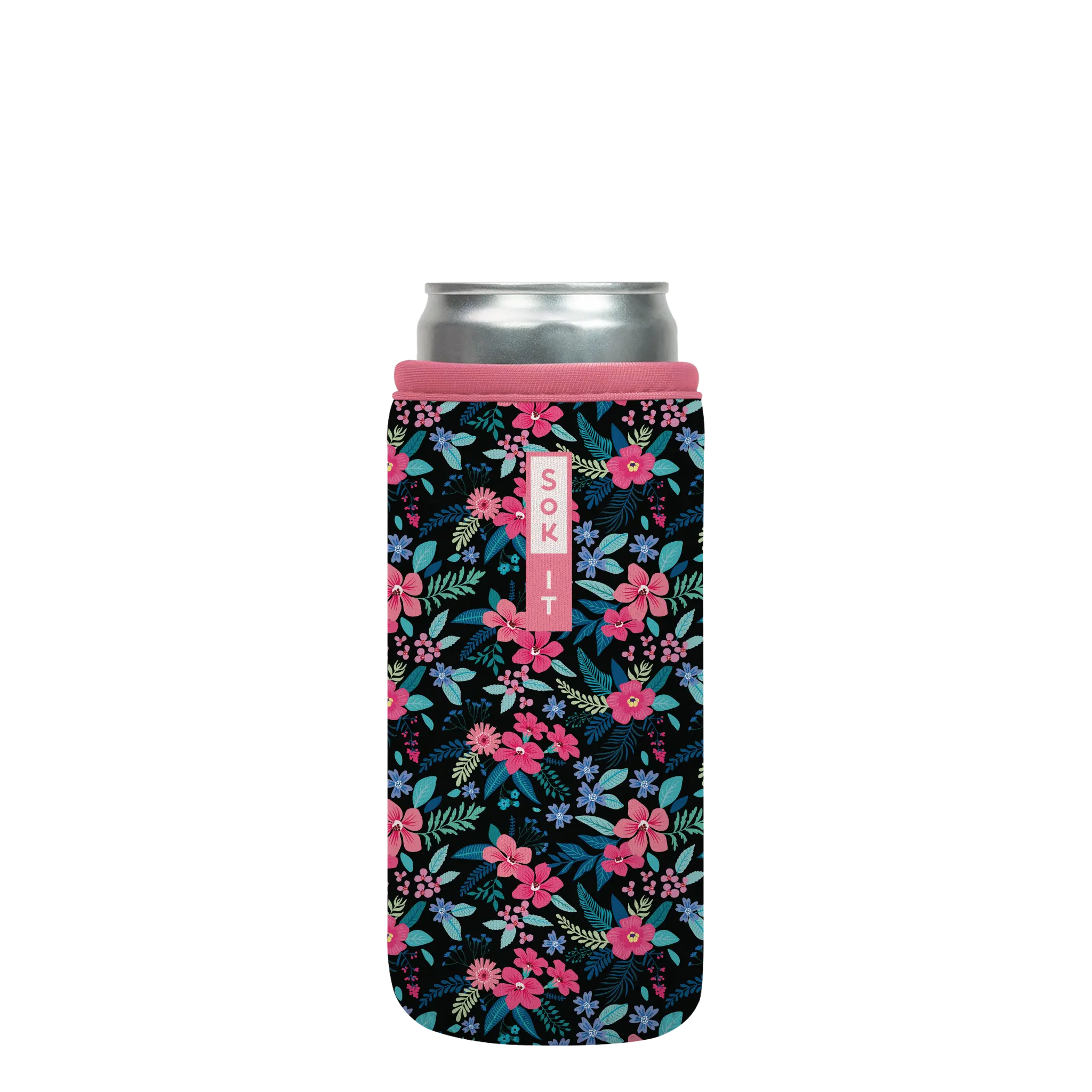 CanSok - Tropical Blooms 12 oz Slim cans