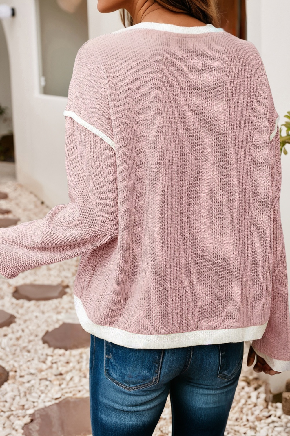 Emma Drop Shoulder Knit Top
