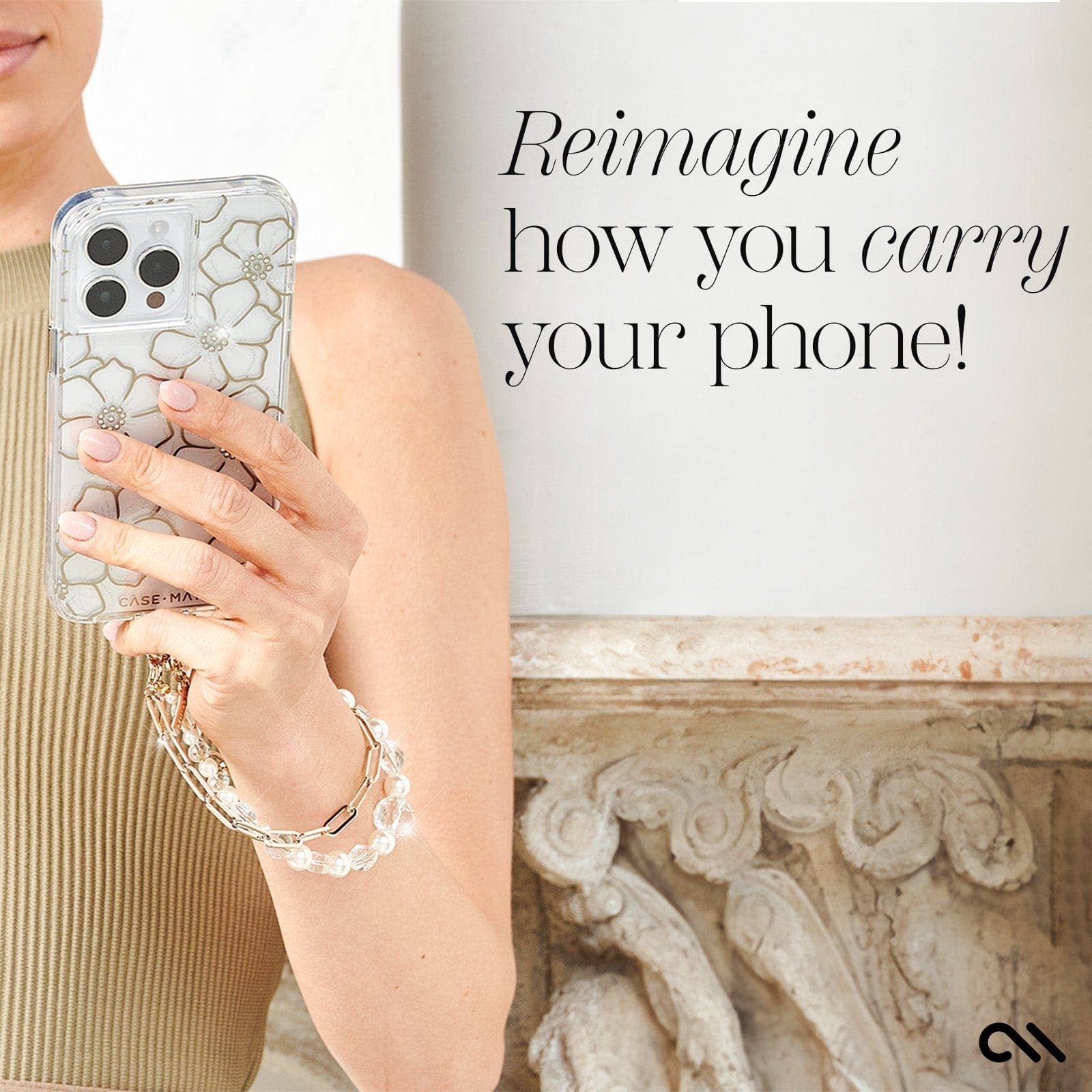 Case-Mate Crystal Pearl Phone Charm