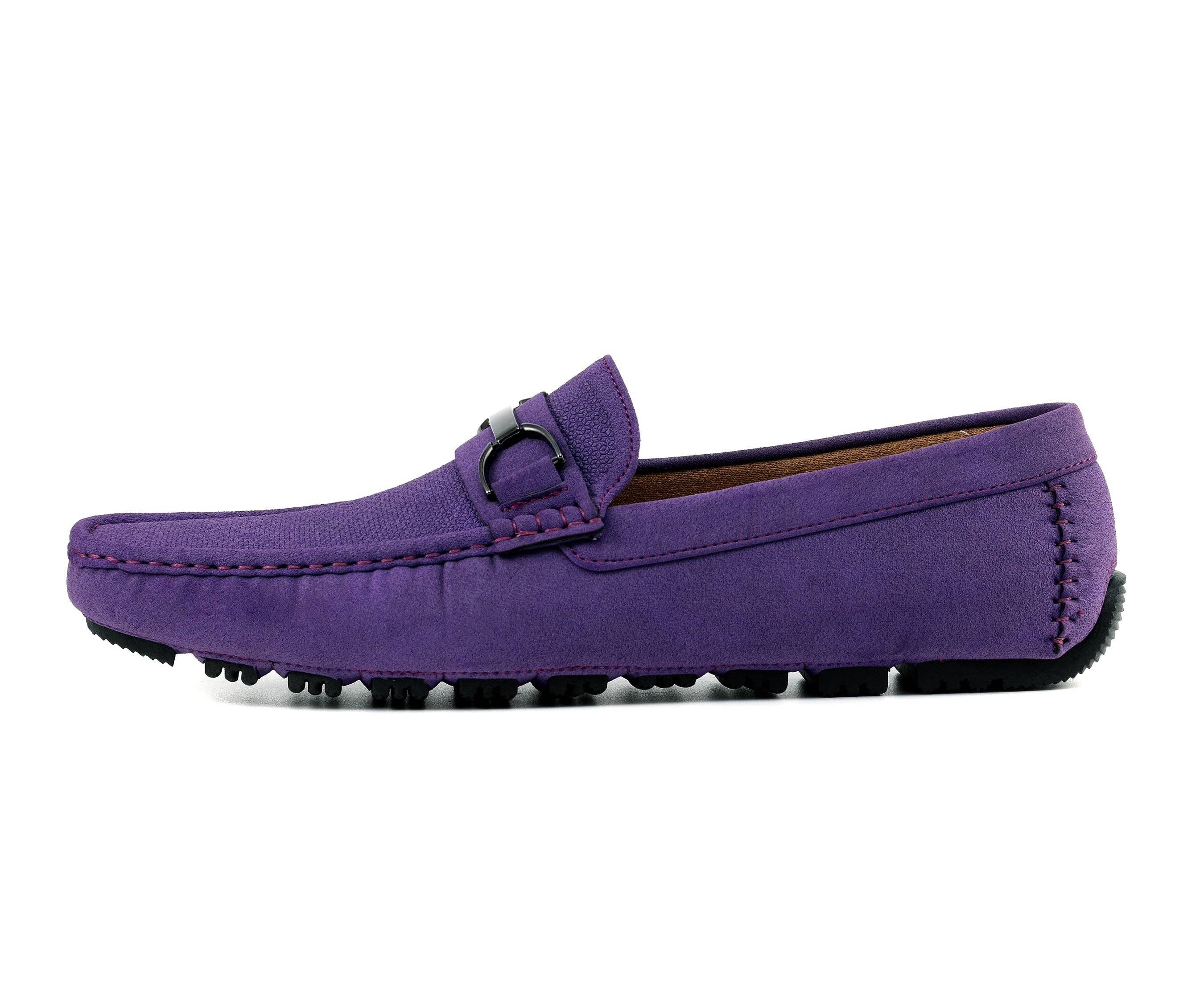 Ayden Slip-On Moccasin Loafer - Purple