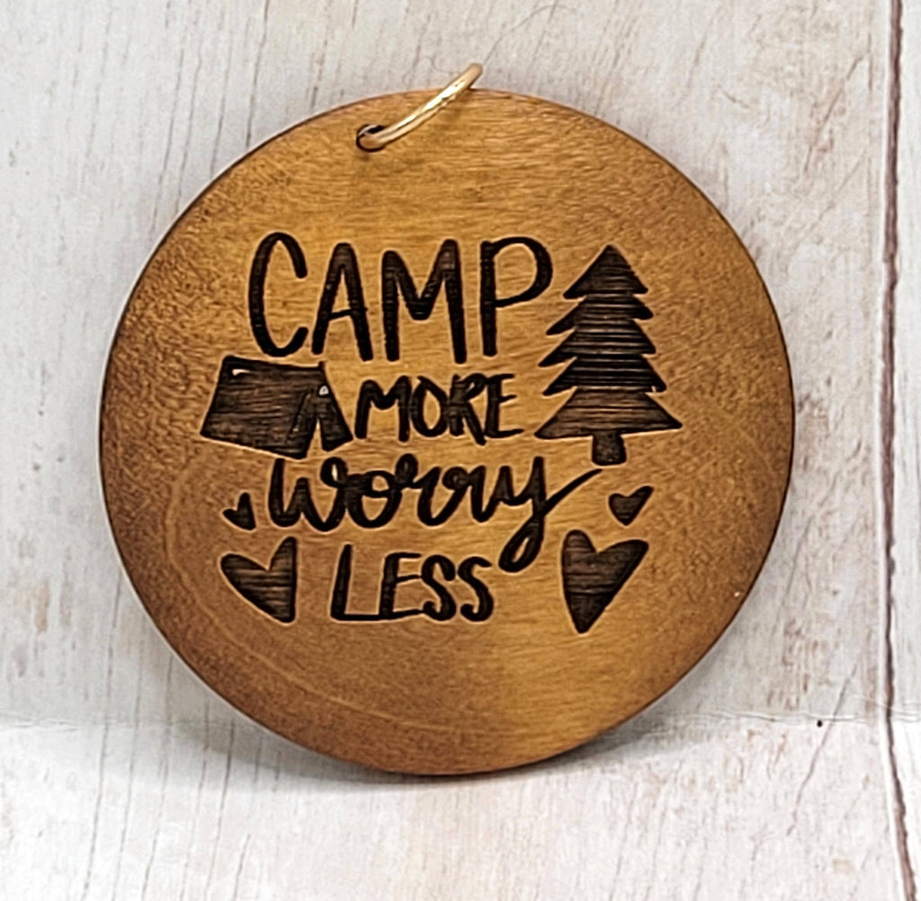 Wristlet Disc "Camp More Worry Less"