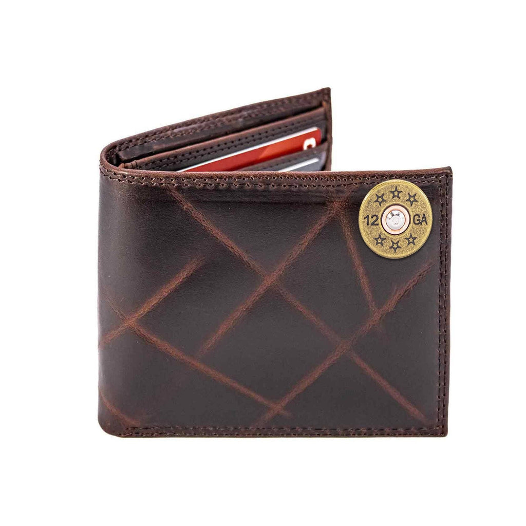Shotshell Leather Bifold Wallet