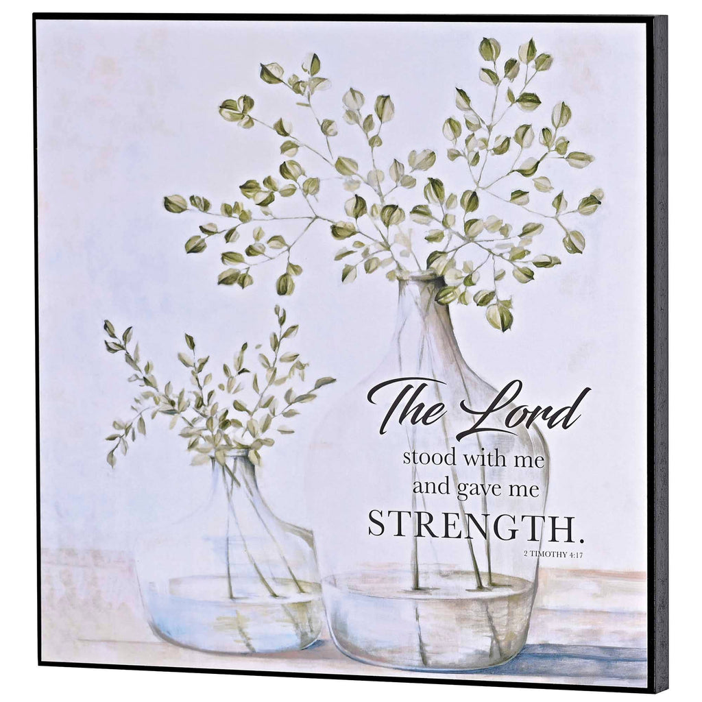 Wall Plaque Lord Stood And Gave Strength